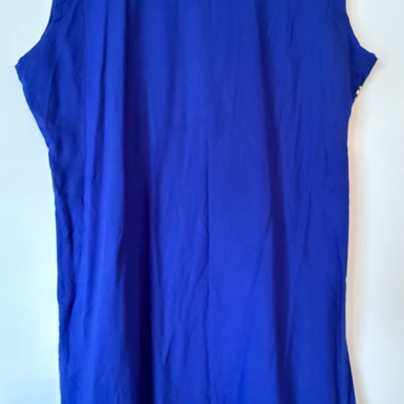 NWOT Blue Blouse Radhe Size Medium/Large Made in India - Picture 5 of 6